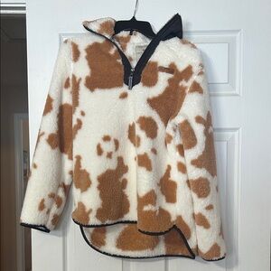 Simply Southern White and Brown Women's Sweater